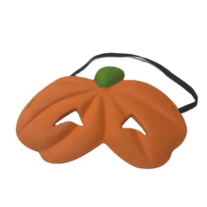 China Wholesale Cheap EVA Foam Molded Heat Press Shape Halloween Customize Party DIY Fun Costume Cosplay Comfy Pumpkin Eye Mask