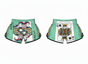 Shorts de Muay Thai personnalisés en satin de polyester avec design par sublimation, pour hommes, pour la boxe, le combat, séchage rapide, équipement d'entraînement - Product Image 5