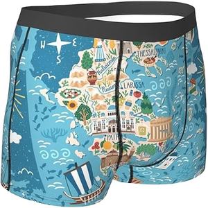 Caleçons Boxers Respirants en Coton Tricoté pour Hommes, Anti-Bactériens, Impression par Transfert Thermique, Motif Uni, Styles et Tailles Variés - Product Image 3