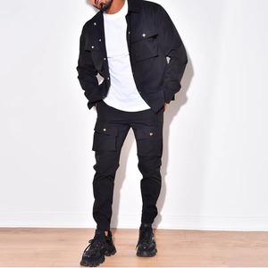 Wholesale Men's Hooded 100% Cotton Anti-Pilling Eco-Friendly Breathable <b>Tracksuit</b> Set 2 in 1 Design Winter High Quality - Product Image 6
