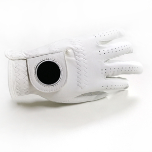 Guantes de golf, 1 par, antideslizantes, de piel de oveja, para niños y niñas, mano izquierda y derecha, tallas para niños pequeños y jóvenes, blanco, naranja, negro - Product Image 1