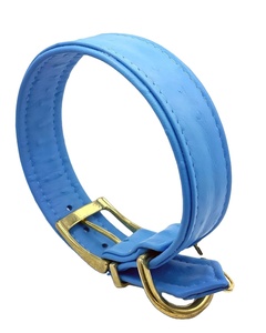 ปลอกคอสุนัขหนังทำด้วยมือคุณภาพเยี่ยมพร้อมงานบุนวมนุ่มผู้ผลิตและผู้ค้าส่ง - Product Image 1