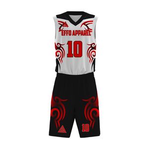 Uniforme de Baloncesto de Última Moda y Alta Calidad, Ropa Deportiva, Uniforme de Baloncesto Juvenil Personalizado para Exteriores - Product Image 5