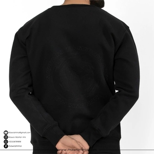 เสื้อสเวตเชิ้ตผ้าฟลีซคอตตอน/โพลีเอสเตอร์พรีเมียม 220 กรัม เป็นมิตรกับสิ่งแวดล้อม ปักโลโก้ได้ตามต้องการ เนื้อผ้าหนานุ่ม ใส่ได้ทั้งชายและหญิง เหมาะสำหรับฤดูหนาว ขายส่ง - Product Image 5