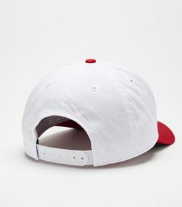 Premium White Red Baseball <b>Cap</b> with <b>Bold</b> Embroidered Typography Adjustable Unisex Casual Streetwear Fashion Hat Design for Daily - Product Image 2