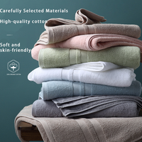 Factory Direct Sale Towel Set 100% Cotton Thicker Plus Soft Absorbent High-grade Bath Towel Set Cheap Kitchen Towel Set