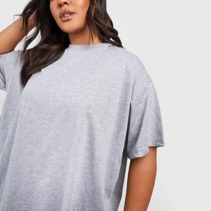 T-shirts pour femmes tendance, à séchage rapide, à épaules tombantes, avec logo personnalisé, étiquette privée, col rond. - Product Image 4