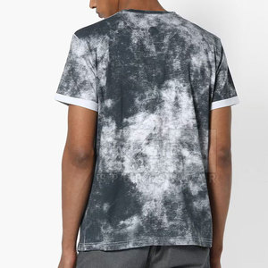 Camisetas de Hombre con Diseño Moderno, Lavado Ácido, 100% Algodón, Color Sólido, Talla Adulto, Secado Rápido y Transpirable - Product Image 3