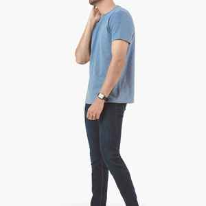 Nouveau T-shirt décontracté personnalisé avec logo pour hommes, tissu de haute qualité, commandes en gros, t-shirt uni 100 % coton 2026 - Product Image 6