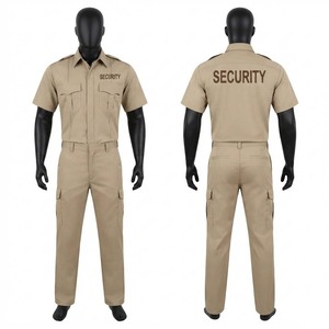 Uniforme de Seguridad Blackhardson Premium, 220 GSM, Polialgodón, Color Caqui, Camisa de Manga Corta con Bolsillo, Pantalones Cargo, Impresión Personalizada - Product Image 1