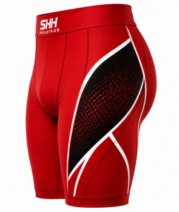 Men Athletic <b>Compression</b> Shorts Custom Logo Breathable Quick Dry Workout Gym Running Sports Tights Wholesale OEM Manufacturer - Product Image 3