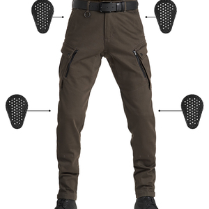 Jean Sportswear Biker Designer Grande Taille pour Homme Noir Gris Délavé Imperméable Séchage Rapide Respirant - Product Image 1