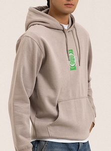 Sweat-shirt à capuche pour homme avec logo personnalisé simple, en mélange de coton, imprimé, pour l'hiver, de qualité supérieure, respirant - Product Image 2