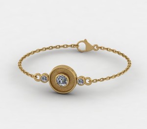 Pulsera de Bisel Redondo en Blanco de Alta Calidad de Oro 18K y Plata 925 con Engaste de Circonita Cúbica para Resina de Leche Materna, Fornituras de Joyería DIY para Recuerdos - Product Image 1