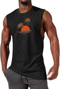 Camisetas sin mangas para hombre, transpirables, de color sólido, estilo Summit Ultimate Flex, color personalizado, diseño sólido, fabricante mayorista de Bangladesh - Product Image 1