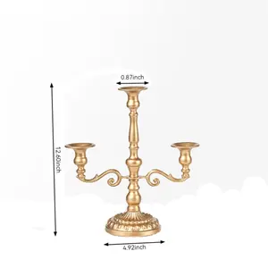 Porte-bougie en bambou argenté artisanal, finition moderne, design inspiré des temples grecs, pour les activités religieuses, Noël - Product Image 3