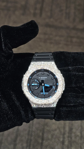 Fully Iced Out G Sh0 <b>Watch</b> Custom Diamond Bust Down Style with VVS Moissanite Diamond Hip Hop Luxury Premium Timepiece - Product Image 2