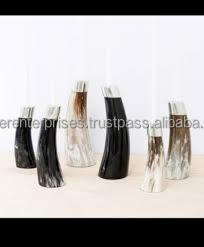 Vaso de cuernos decorativos de tendencia, portavelas con cuernos, farolillos únicos y tarros votivos de velas, votivos antiguos al mejor precio - Product Image 6