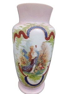 Jarrón decorativo pintado a mano | Pieza de Arte de cerámica vintage de Raayan International - Product Image 3