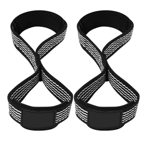 Sangles de musculation en néoprène personnalisées, légères et ajustables, style sportif, en forme de 8, les plus vendues, à bas prix, service OEM pour la gym - Product Image 5