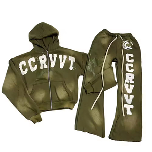 Survêtements pour hommes à prix de gros, couleur unie, à bas prix, les plus vendus, avec fermeture éclair, design uni, pour le sport et le fitness - Product Image 1