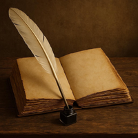 Journal en cuir Scarabée Égyptien, fait main, style Égypte Ancienne, classique, religieux, vintage, papier à bords festonnés, 200 pages, journal de mythologie