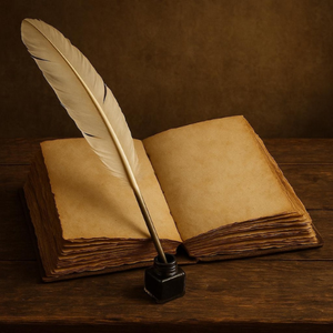 Journal en cuir Scarabée Égyptien, fait main, style Égypte Ancienne, classique, religieux, vintage, papier à bords festonnés, 120 pages, journal de mythologie - Product Image 6