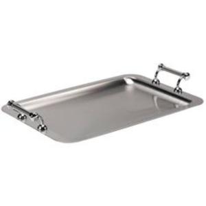 Bandeja de Servicio Moderna de Metal, Plato Decorativo para Cocina, Vajilla para Restaurantes, Cafés, Hoteles, Fiestas y Cenas Formales - Product Image 1