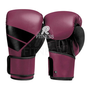 Leather Boxing Gloves with Non-Slip Adjustable Wrist <b>Strap</b> Hook-and-Loop Closure for Adult Training Sparring MMA/Kickboxing - Product Image 5