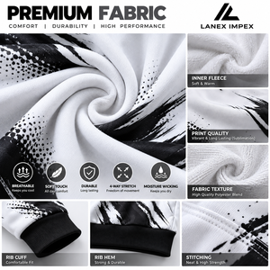 Custom All Over Print Sublimation <b>Hoodies</b> for <b>Men</b> Premium Quality Fleece Sweatshirts Personalized Streetwear Clothing Supplier - Product Image 5