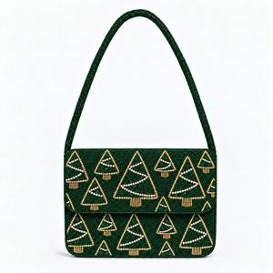 Sac à bandoulière bohème brodé de perles étoiles et lunes, idéal pour les fêtes, les occasions festives et les cadeaux, sac à main artisanal, pochette tendance - Product Image 4