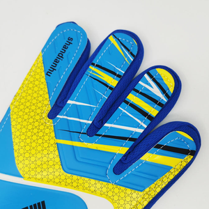 Gants de gardien de but en cuir pour enfants personnalisés, résistants à l'usure, antidérapants, en latex, avec protection des doigts pour le football - Product Image 5