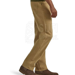 Pantalones Vaqueros Casuales de Hombre, Corte Recto, para Invierno, con Cierre de Botones, 100% Algodón, Transpirables y Ecológicos, Hechos en Pakistán, de la Mejor Calidad - Product Image 3