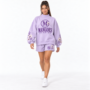 Sudadera Personalizada de Forro Polar con Cuello Alto para Hombre y Mujer, Color Rosa, con Logotipo Estampado y Bordado, 100% Algodón, Talla Grande, Ecológica - Product Image 4