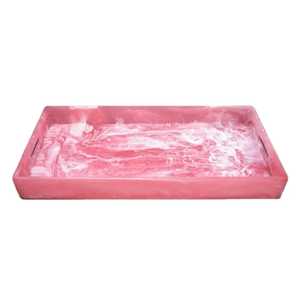 Handcrafted Epoxy Resin Serving Storage <b>Tray</b> For Jewelry <b>Vanity</b> Gifting & Home Kitchenware Simple Elegant Platter For Tabletop - Product Image 6