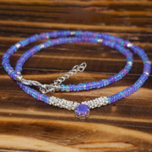 Collier à breloques uniques, multicolore, style bohème, bijoux tendance pour femmes - Product Image 1