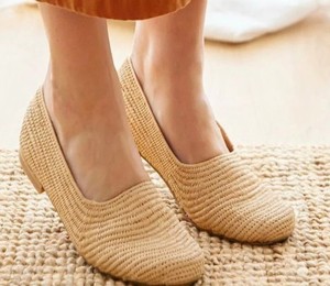 Handmade Raffia Sandals: Moroccan Summer Beach <b>Shoes</b> - Product Image 4
