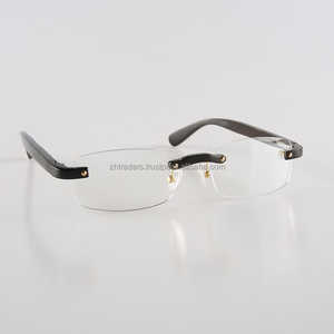 Borregls Buffalo Horn Gafas Hombres Mujeres Cuadrados Prescripción Buffs Marcos de anteojos Ópticos de lujo para gafas - Product Image 2