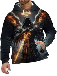 Sweat à capuche personnalisé haute impression 3D fournisseur de coton unisexe polyester hommes sweat à capuche street style Full Zip Us sweats à capuche thermiques 100% coton - Product Image 4