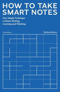 Comment prendre des notes intelligentes par Sönke Ahrens, livre broché best-seller pour adultes - Product Image 2