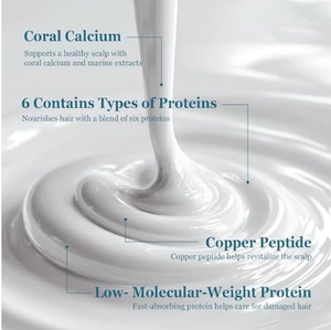 Shampoo réparateur pour cheveux coréen, anti-chute, nettoyant pour le cuir chevelu, contrôle du sébum, hydratant, formule de croissance des cheveux à la biotine et au calcium corallien - Product Image 6