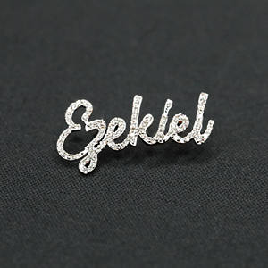 Colgante de Lujo para Hombre, Chapado en Oro Rosa, Estilo Hip Hop, con Diamantes Simulados, Diseño Monarca - Product Image 1