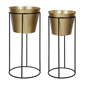 Support de plante en fer design avec support métallique surélevé pour une présentation botanique élégante et l'amélioration de l'intérieur - Product Image 3