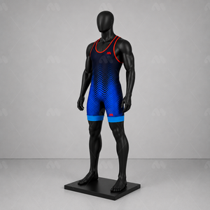 <b>Mens</b> Plus Size Knitted Sporty Quick Dry Breathable Tank Top Sleeveless Sports <b>Vest</b> Printed <b>Gym</b> Running Training Wear - Product Image 4