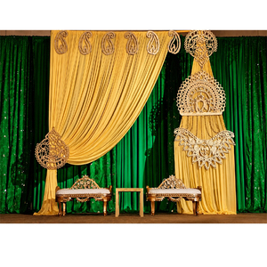 Metal Design Hanging <b>Props</b> for Minimalist Stage Decor Beautiful Metal <b>Props</b> <b>Wedding</b> Stage Trending Affordable Metal Hangings USA - Product Image 1