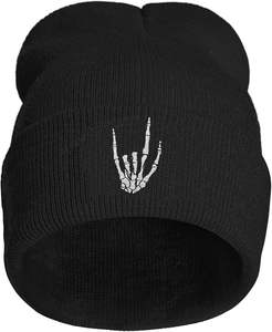 Gorro de Punto Bordado con Diseño de Anime, 100% Acrílico, Transpirable, Impermeable, Unisex, para Otoño, Invierno y Playa, Diseño Gengar - Product Image 5