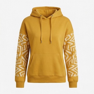 100 Cotton Quickdry Women Hoodie Pullover Style <b>Drop</b> Shoulder Oversized Design Breathable Collar Customized Logo Tops - Product Image 1