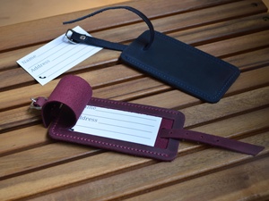 Luxury Genuine Leather Luggage Tags Personalized Bag Tags Privacy Shield Suitcase Name <b>Labels</b> Bulk <b>Gift</b> LMP-0224 - Product Image 6