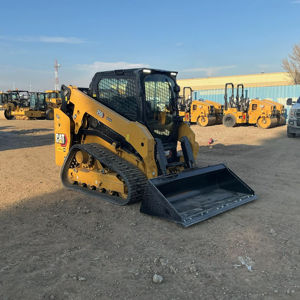 Chargeuse compacte sur chenilles Caterpillar 255 d'occasion à deux vitesses, équipement de construction compact - Product Image 2