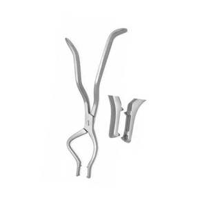 คีมถอนก้อน Rowe Disimpaction Forceps ซ้ายและขวา 230 มม. ผลิตจากเหล็กกล้าไร้สนิมเยอรมัน เครื่องมือผ่าตัดพลาสติกแบบใช้มือ ได้รับการรับรองมาตรฐาน CE โดย Grip Surgical - Product Image 1